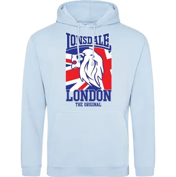 Pánské oblečení Mikina Lonsdale Sky Blue 3 6608486 XL