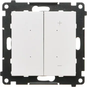 vypínač Stmívač pro stmívatelné LED, tlačítkový, Simon 55 TESL1.01/111, bílá