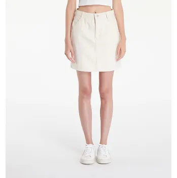 Dámská sukně Sukně Calvin Klein Jeans Hr A-Line Mini Skirt Hammerloop White 26