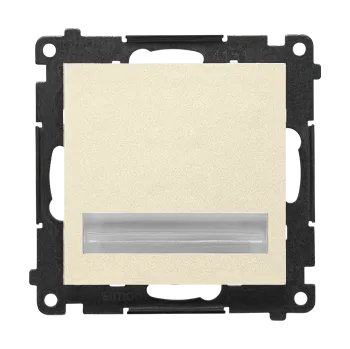 LED osvětlení, 230 V / 0,9 W, barva světla neutrální bílá, Simon 55 TOS4K.01/144, champagne metalizovaná