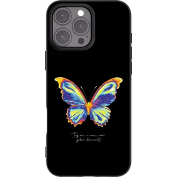 Pouzdro na mobilní telefon Picasee silikonový černý obal pro Apple iPhone 16 Pro Max - Diamanty Black