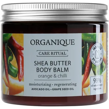 Tělový balzám Organique balzám s bambuckým máslem s vůní zralého pomeranče se špetkou chilli, 200 ml