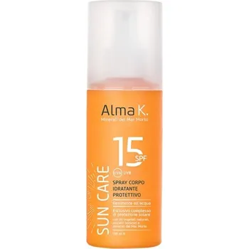 Přípravek na opalování Alma K - Ochranný hydratační tělový sprej SPF 15 Opalovací krémy 150 ml dámské