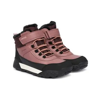 Dívčí obuv Sněhule Geox J Trekkyup B Ab J46M7A 0MEMS C8007 D Růžová 36