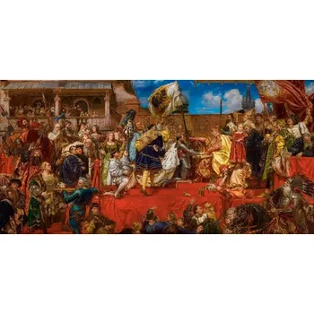 Puzzle Castorland Puzzle 4000 dílků - Pruský hold - Matejko - Umělecká kolekce