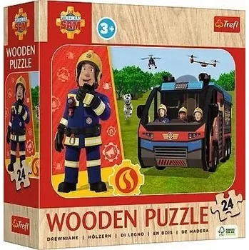 Puzzle Dřevěné Puzzle Puzzle Úžasný Hasič 20269 Trefl PAP