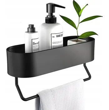 Drátěná police ZÁVĚSNÁ KOUPELNOVÁ POLICE DO SPRCHY LOFT 30 CM