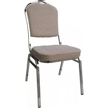 Jídelní židle Židle ZINA 3 NEW - béžová/chrom - SLEVA 3% s kodem radost25