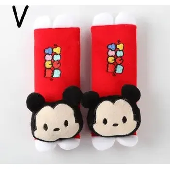 Měkký stitch kryt na bezpečnostní pás | autopříslušenství, dětská ochrana - 3 , jeden pár (2 ks)