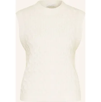 Ted Baker Dámská Pletená Vesta Aynira, bílá, 38