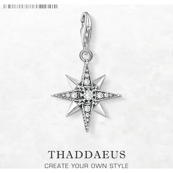 Přívěsek Stříbrný přívěsek hvězda royalty | šperk - Spona na humra