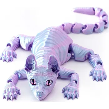 3d kočka soška | dekorace, realistická figurka - Barva 7 , 22 cm