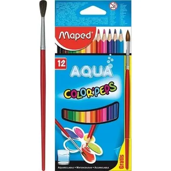Kresba Akvarelové Pastelky Maped 12 ks