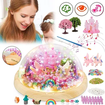 kreativní sada NOČNÍ LAMPA S HUDBOU, NOČNÍ LAMPA JEDNOROŽEC, DÁRKY PRO DÍVKY