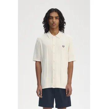 Pánská košile Košile Fred Perry Ecru 560 2439001 L