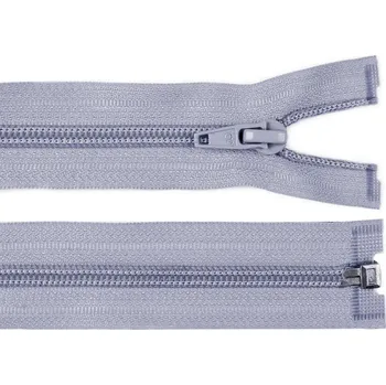 Zip Spirálový zip No 5 délka 65 cm bundový POL, malé, 689 šedofialová světlá