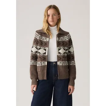 Dámský svetr Šaty Levis brown Geo 2800212 14 (L)