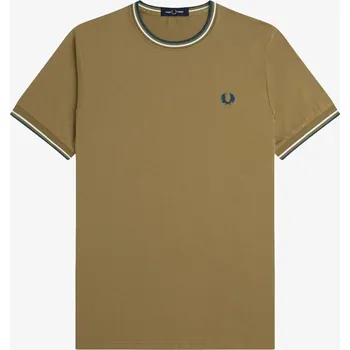 Pánské oblečení Tričko Fred Perry ShadedStone Z60 9920389 M
