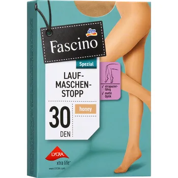 Dámské oblečení Fascino punčochové kalhoty odolné proti protržení, 30 DEN, honey, vel. 42-44