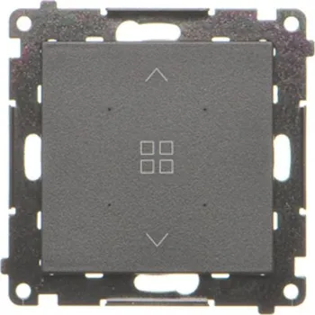 vypínač Vypínač žaluziový skupinový, pro ovládání místních spínačů TEZ1L.01/, Simon 55 TEZ1G.01/149, černá metalizovaná