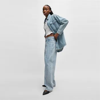 Dámská móda Džíny HUGO Brght Blue 8592765 28W 32L