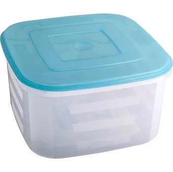 Dóza na potraviny PROHOME - Dóza 4L hluboká 23x23x13cm plastová