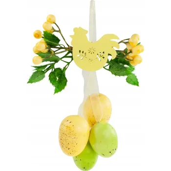 Vánoční dekorace VELIKONOČNÍ ZÁVĚS VÁNOČNÍ DEKORACE JARNÍ ZÁVĚSNÁ VAJÍČKO DEKORACE