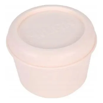 Dóza na potraviny Nádoba na oběd MILAN kulatý 0,25 l s víkem na šroubování, béžová