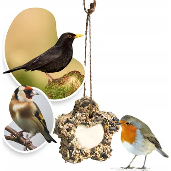 Krmivo pro ptáka KRMIVO pro ZIMUJÍCÍ VOLNĚ ŽIJÍCÍ PTÁKY směs zrn krmivo HVĚZDIČKA