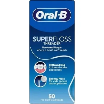 Elektrický zubní kartáček ORAL-B SUPERFLOSS NIT ORTODONTICKÝ PRO ROVNÁTKA