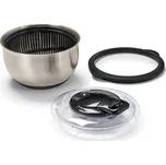 685849 - Tchibo - Odstředivka na salát z ušlechtilé oceli s víkem - barva: černá