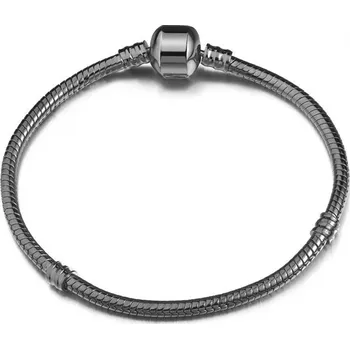 Náramek Stříbrný hadí náramek unisex 3mm | náramek, šperk - 017 , 17CM