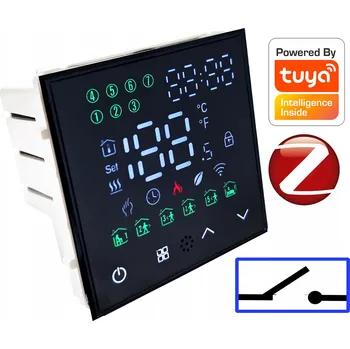 Termostat, regulátor pro kotel, čerpadlo, topení Zigbee TUYA