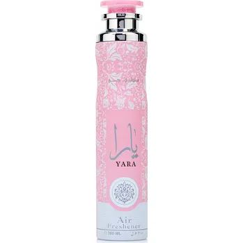 Osvěžovač vzduchu OSVĚŽOVAČ VZDUCHU DO DOMU, POKOJE, AUTA, NA TEXTIL LATTAFA YARA KVĚTINOVÁ SLADKÁ OVOCNÁ