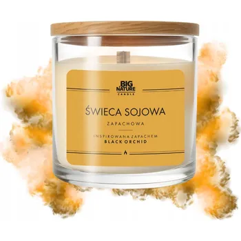 Svíčka BIG NATURE Sójová svíčka inspirovaná vůní BLACK ORCHID 155g