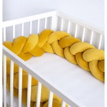 Prostěradlo Copánek chránič do postýlky VELUR Chránič 100 cm