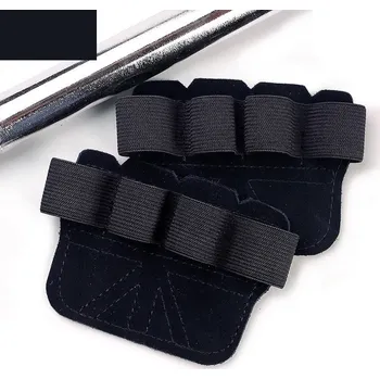 Posilovací kožené rukavice na trénink | fitness 2 ks - Černý