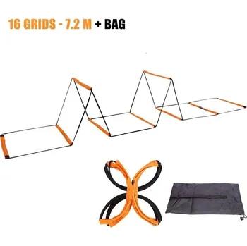 Fotbalový koordinační agility žebřík | sportovní vybavení - Oranžová-16