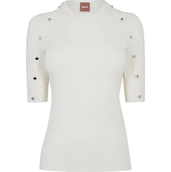 Dámské tričko Tričko Boss Open White 118 3981083 8 (S)