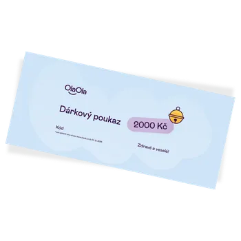 Dárkový potravinový koš OlaOla Vánoční dárkový poukaz elektronický 2 000 Kč -