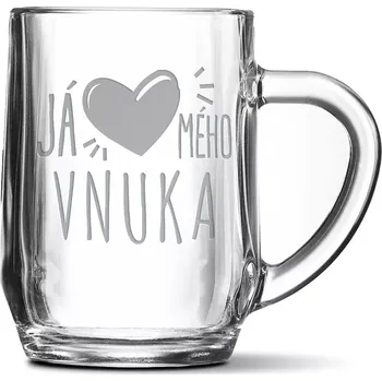 Sklenice Sablio Půllitr Já miluju mého vnuka: 0,5 l