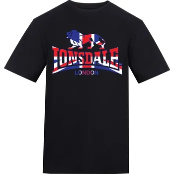 Pánské tričko Tričko Lonsdale Black 1 2999576 L