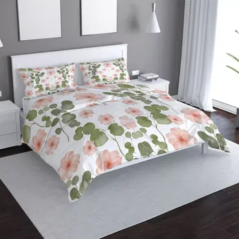 Povlečení Sablio Povlečení Jarní květy - 140x220 / 90x70