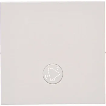 vypínač Kryt s piktogramem “zvonek”, k přístrojům SP1M s podsvětlením, Simon 55 TKWD1L/114, šedá světlá