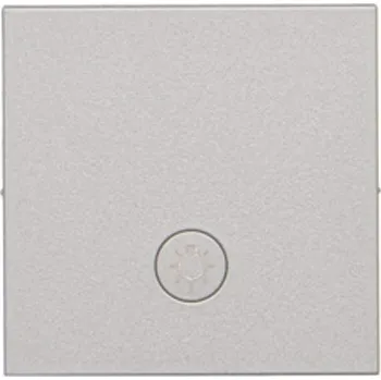 vypínač Kryt s piktogramem “světlo”, k přístrojům SP1M s podsvětlením, Simon 55 TKWS1L/143, hliníková