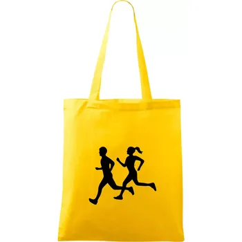 Bezci - žena a muž (Moňas) - Taška bavlněná - 42 x 38 cm ( Žlutá )