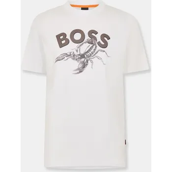 Pánské tričko Tričko Boss White 1270749 6XL