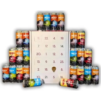 Kalendář Pivní adventní kalendář Sněžka