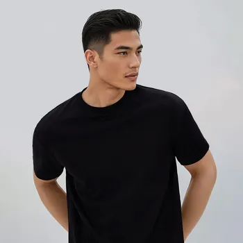 Reserved - Bavlněné boxy tričko - černý - WD020-99X - WD020-99X-S