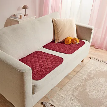 Napínací potah 3Pagen 2 chrániče na sedadlo bordó 55 x 48,3 cm